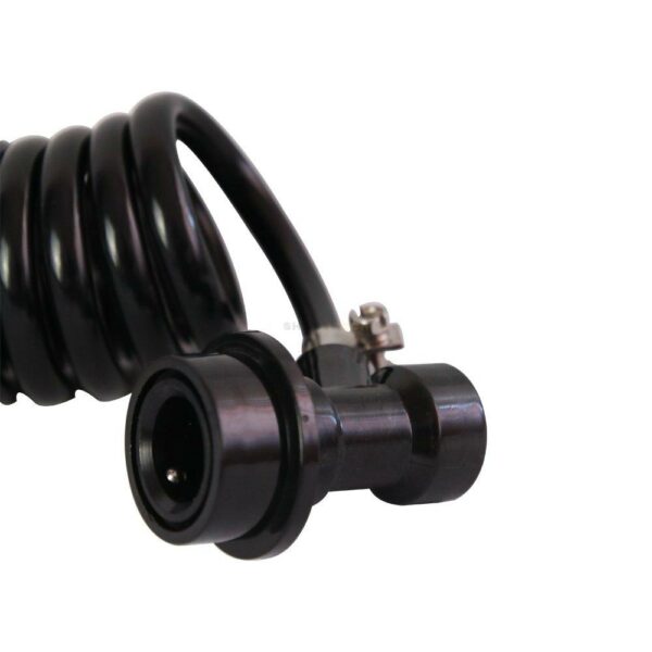 Twisted hose with sprayer