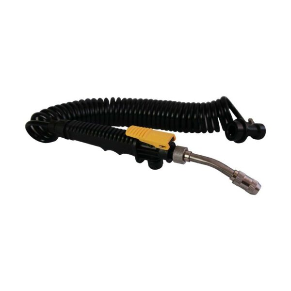 Twisted hose with sprayer