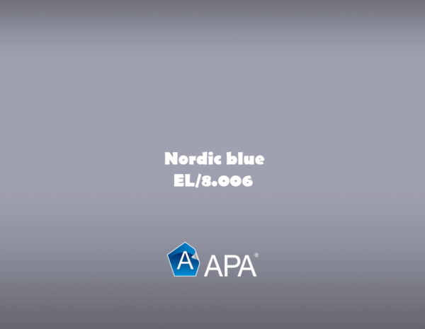 EL 8.006 Nordic Blue Copie EL/8.006 nordic blue