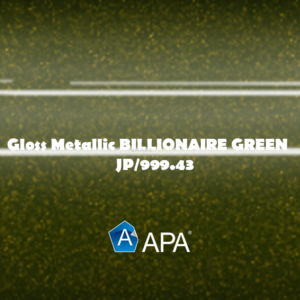 APA Gloss Metallic BILLIONAIRE GREEN JP 999 43 copie APA Gloss Metallic BILLIONAIRE GREEN JP/999.43