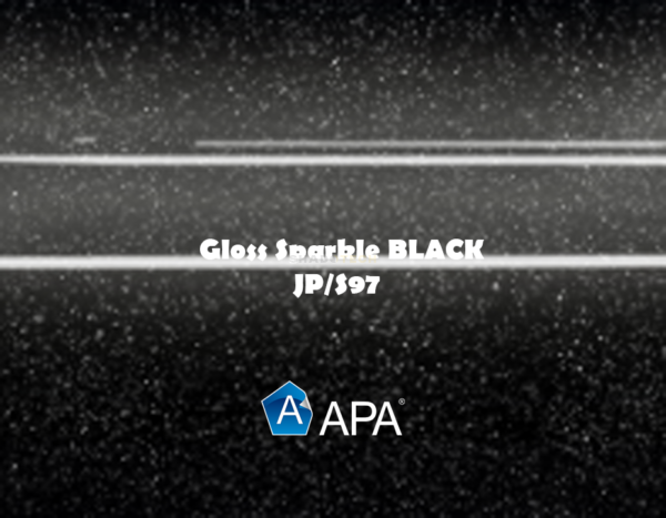 APA Gloss Sparkle BLACK JP/S97