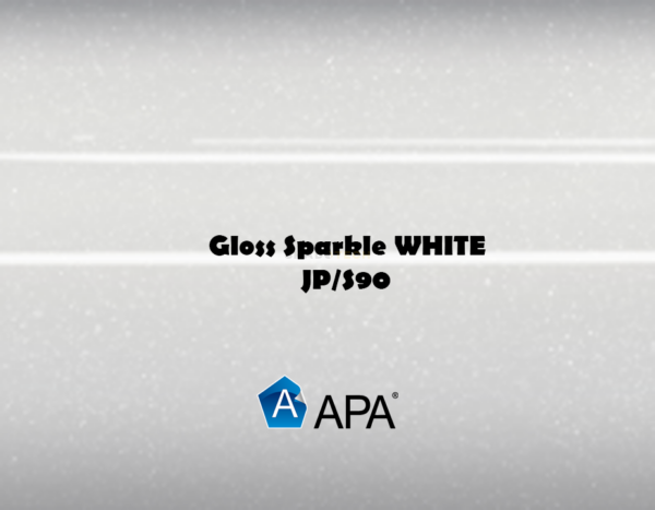 APA Gloss Sparkle WHITE JP/S90