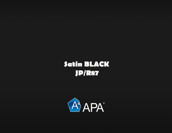 APA Satin BLACK JP R87 copie APA Satin BLACK JP/R87