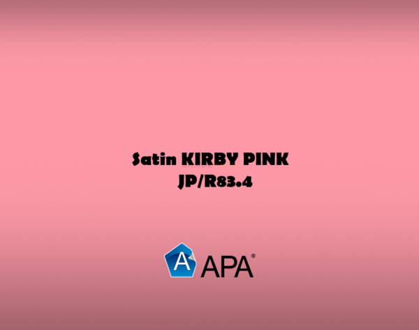 APA Satin KIRBY PINK JP/R83.4