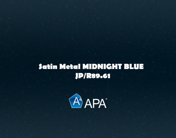 APA Satin Metal MIDNIGHT BLUE JP/R89.61