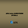 APA Satin SANDSTORM JP R88 2 copie APA Satin SANDSTORM JP/R88.2