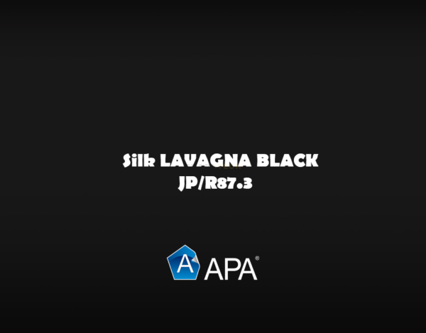 APA Silk LAVAGNA BLACK JP/R87.3
