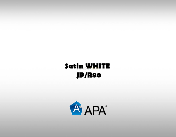 APA satin WHITE JP R80 copie APA Satin WHITE JP/R80