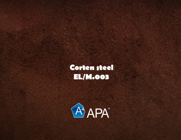EL M.003 corten steel copie EL/M.003 corten steel
