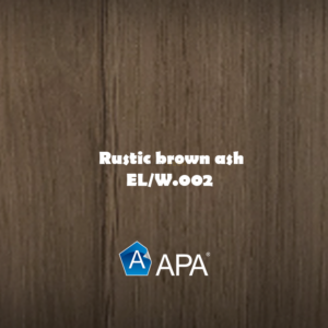 EL/W.002 rustic brown ash
