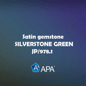 JP 978.1 Copie Satin gemstone SILVERSTONE GREEN JP/978.1