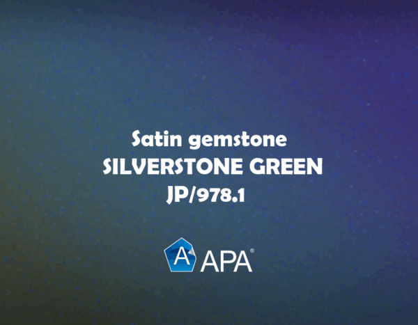 JP 978.1 Copie Satin gemstone SILVERSTONE GREEN JP/978.1