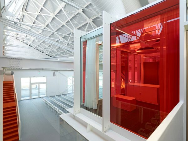 R Windows Color - RED - Sale by the meters